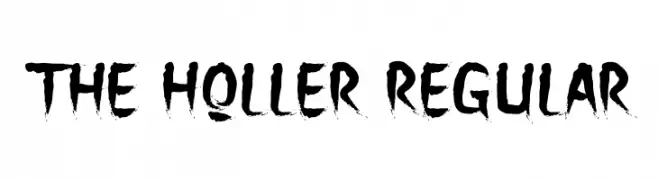 The Holler Regular  フリーフォントのダウンロード
