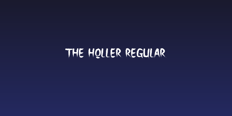 The Holler Regular Social Header