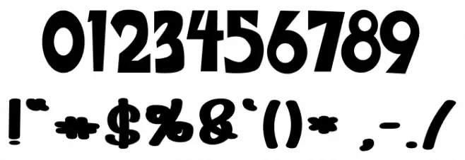 The Honey Font OTHER CHARS