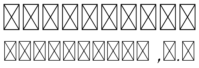 The Horsetto Font OTHER CHARS