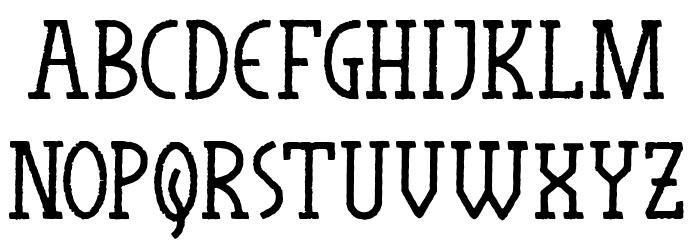 The Horuss Font LOWERCASE