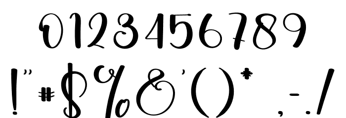 The Hospital Font OTHER CHARS