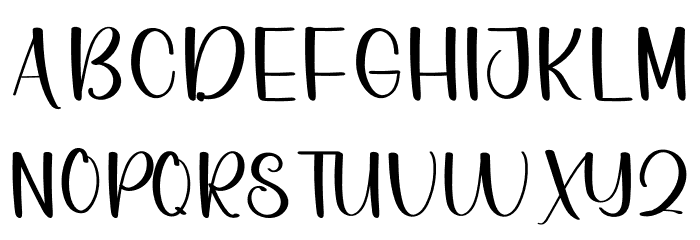 The Hospital Font UPPERCASE