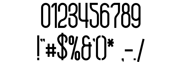 The Hotelio Font OTHER CHARS