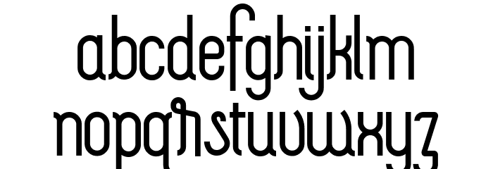 The Hotelio Font LOWERCASE