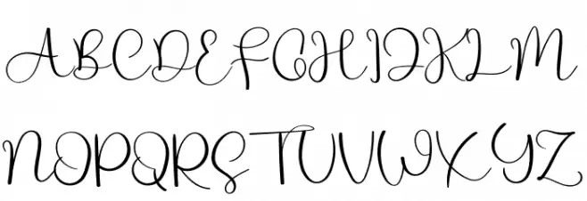 The House Schriftart Groß