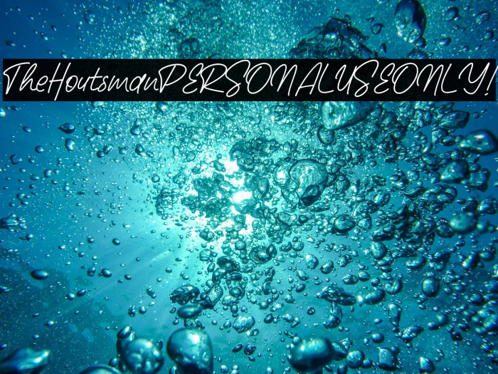 The Houtsman PERSONAL USE ONLY! Example 3