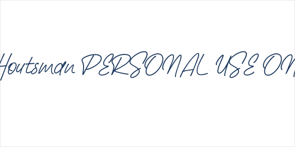 The Houtsman PERSONAL USE ONLY! Logo