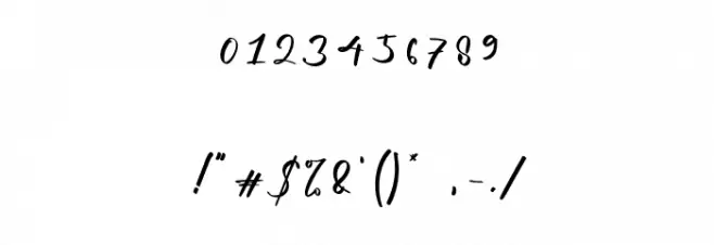 The Human Font OTHER CHARS