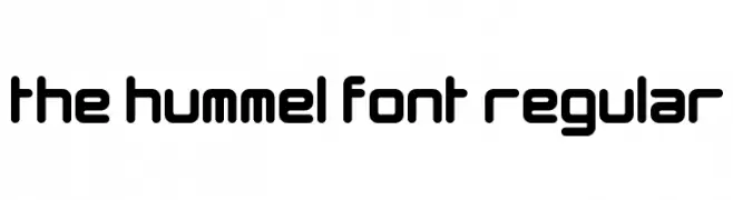 The Hummel Font Regular  les polices de caractères gratuit tlcharger