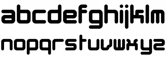 The Hummel Font Regular फ़ॉन्ट लोअरकेस