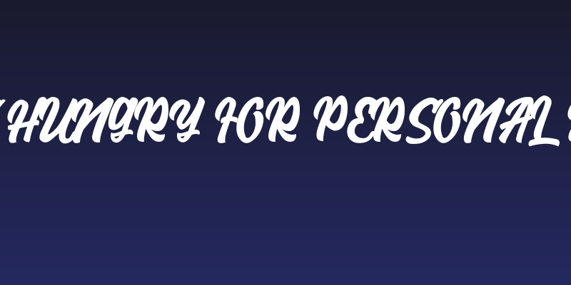 The Hungry FOR PERSONAL USE Social Header