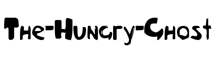 The-Hungry-Ghost Font
