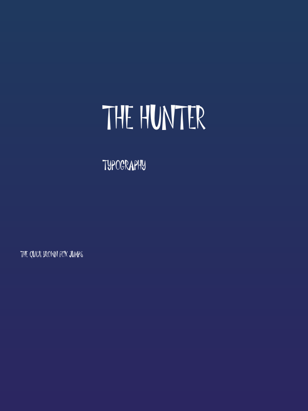 The Hunter Poster