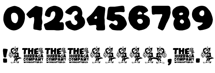 The Hurraca company+ Font OTHER CHARS