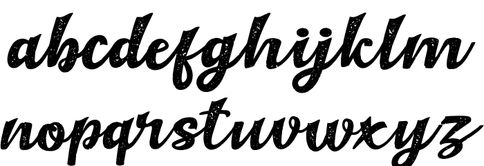 The Immortal 1 Font LOWERCASE