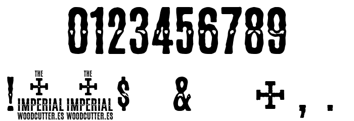 The Imperial Font OTHER CHARS