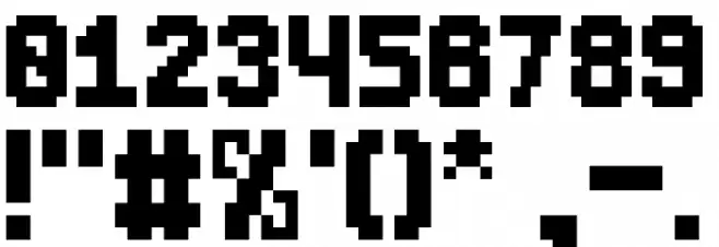 The Impostor Regular Font OTHER CHARS