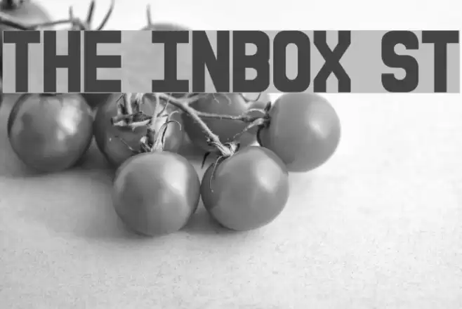 The Inbox St Font examples