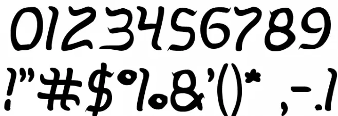 The Innocent Face Font OTHER CHARS