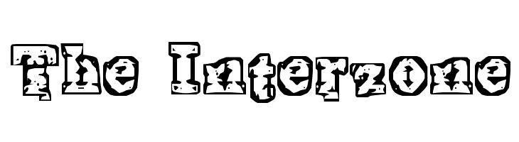 The Interzone Font