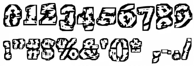 The Interzone Font OTHER CHARS