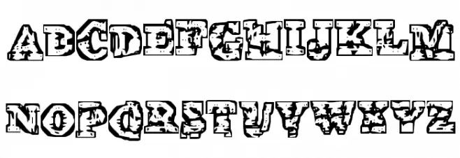 The Interzone Schriftart Groß