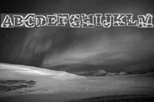 The Interzone Font examples