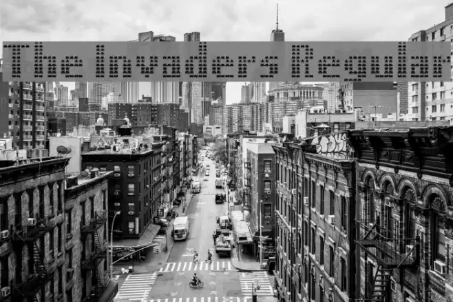 The Invaders Regular Font examples