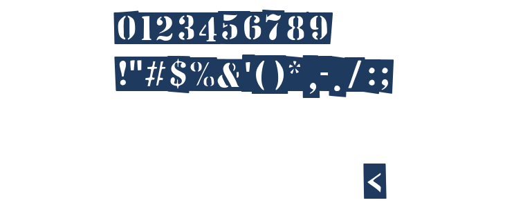 The Invert Stencil Other Characters