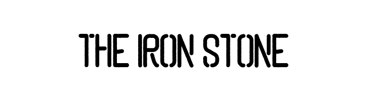 The Iron Stone  नि: शुल्क फ़ॉन्ट्स डाउनलोड