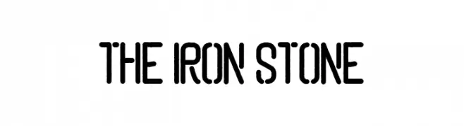 The Iron Stone  Fuentes Gratis Descargar