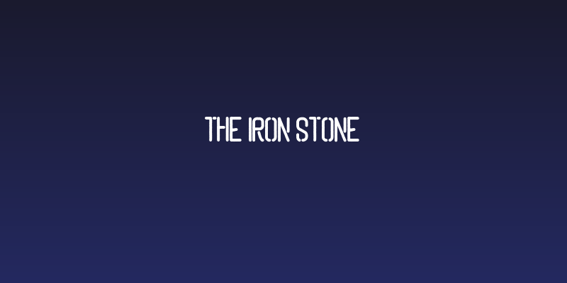 The Iron Stone Social Header