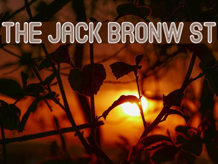The Jack Bronw St Example 3