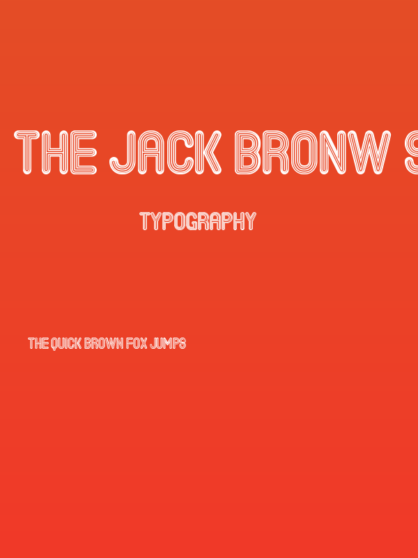 The Jack Bronw St Poster