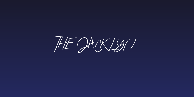 The Jacklyn Social Header