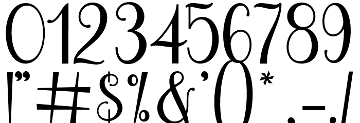 The Jamroods Font OTHER CHARS