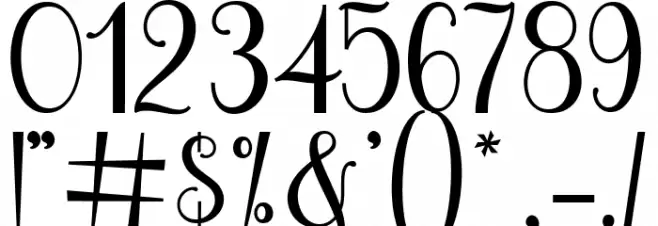 The Jamroods Font OTHER CHARS