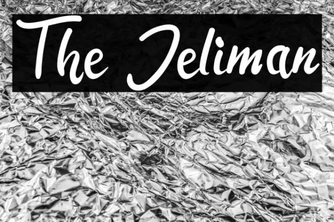 The Jeliman Font examples