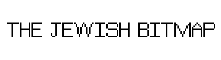 The Jewish Bitmap  नि: शुल्क फ़ॉन्ट्स डाउनलोड