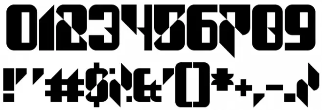 The Joy Facade Regular Font OTHER CHARS