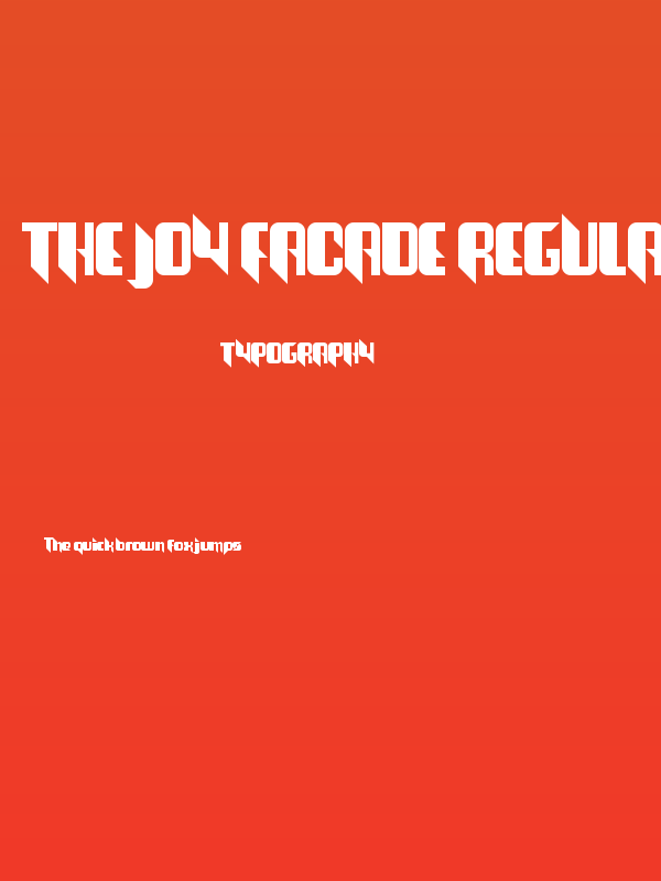 The Joy Facade Regular Poster