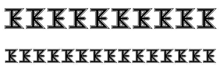 The KISS Font Font OTHER CHARS