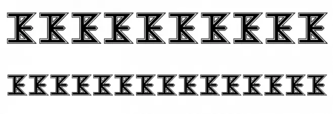 The KISS Font Font OTHER CHARS