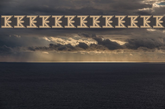 The KISS Font Font examples