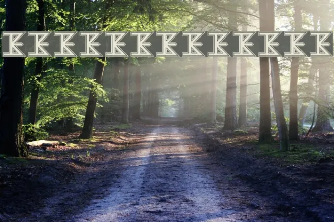 The KISS Font Example 2