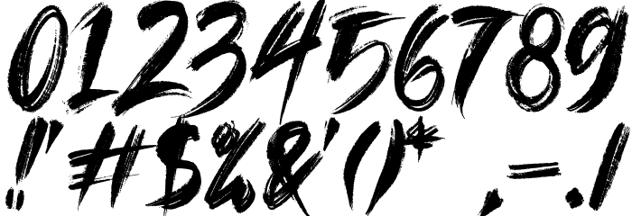 The Kallman Font OTHER CHARS