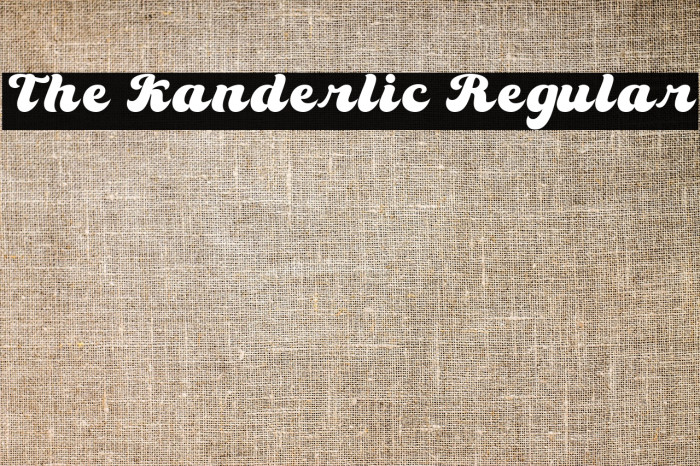 The Kanderlic Regular Example 2