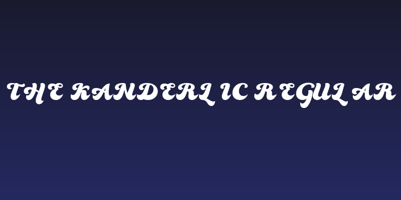 The Kanderlic Regular Social Header