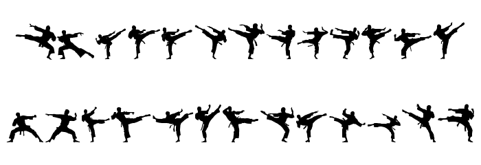 The Karate Do ST फ़ॉन्ट अपरकेस